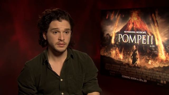 Pompeii - Kit Harington and Adewale Akinnuoye-Agbaje interview смотреть онлайн