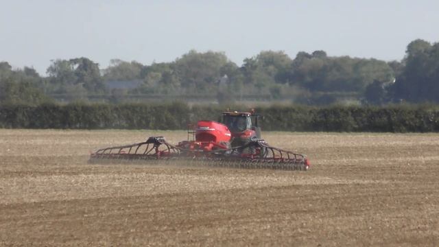 Farming Horsch seed drill in action Cambs UK 28sep2020 157p fdy смотреть онлайн