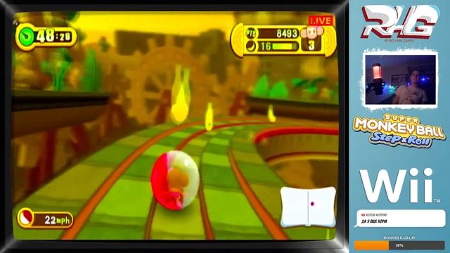 GAMEROOM: Super Monkey Ball Step & Roll [WII] RHG смотреть онлайн