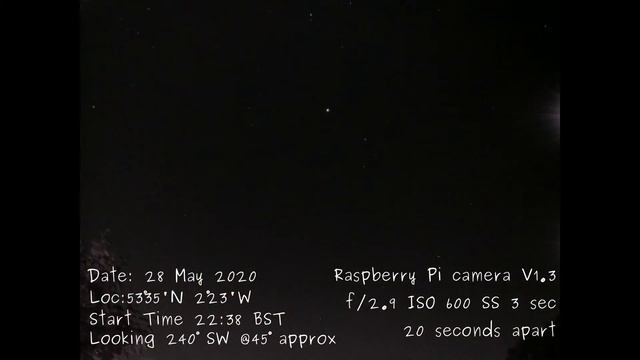 Night Sky Time Lapse Video using Raspberry Pi Camera смотреть онлайн
