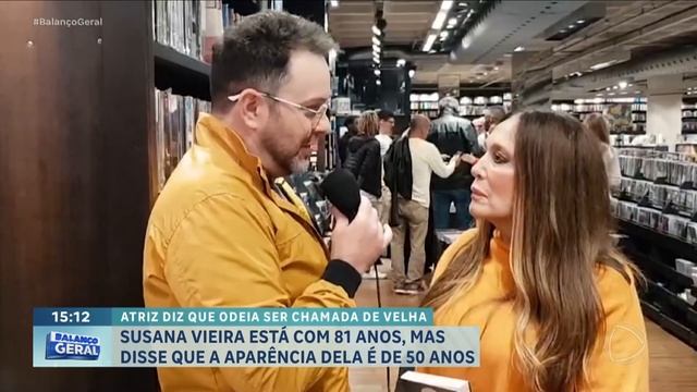 Susana Vieira revela que não gosta de ser chamada de velha | Balanço Geral смотреть онлайн