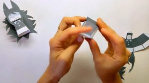 Мисс Циркуль из бумаги Мисс Серкл фигурка из бумаги шаблон бесплатный paper crafts da miss circle