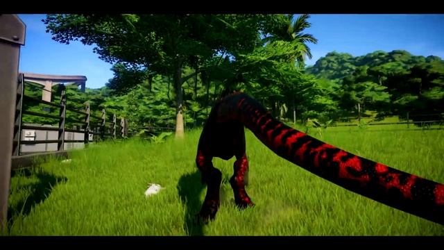 Red Indoraptor Vs Triceratops, Sinoceratops, Torosaurus, Styracosaurus - Jurassic World Evolution смотреть онлайн