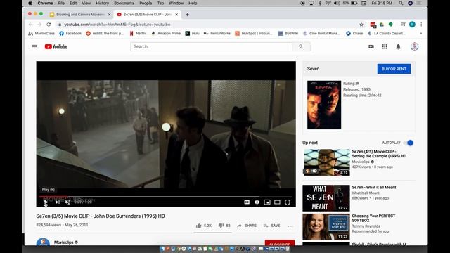 Part 5 Blocking and Camera Movement - Se7en Case Study смотреть онлайн
