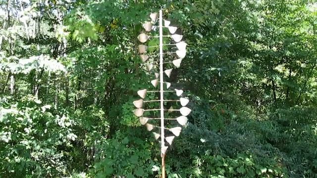 Double Helix Kinetic Wind Sculpture смотреть онлайн