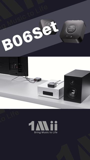 1Mii B06 Bluetooth HiFi Receiver смотреть онлайн