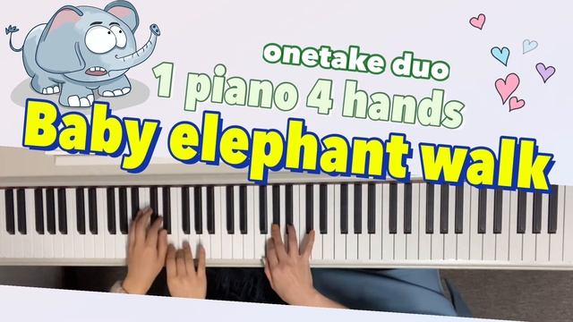 Piano Score | 4hands | Baby elephant walk смотреть онлайн