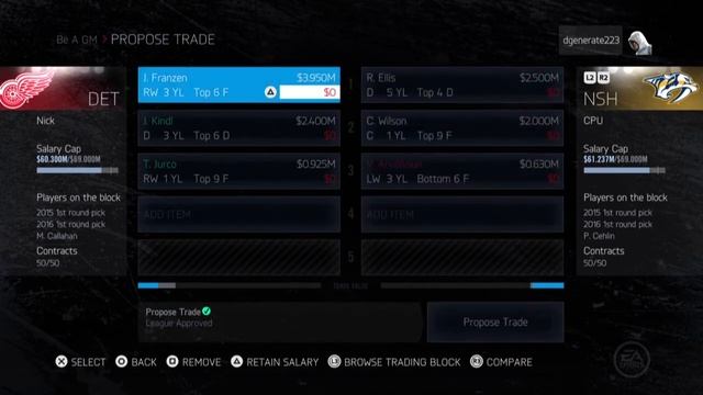 NHL 15: Detroit Red Wings - GM Mode Commentary ep. 3 "Big Trade and Final Lineups" смотреть онлайн