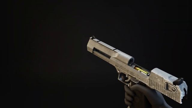 Desert Eagle .44 MK7 in the action (blender animation) смотреть онлайн