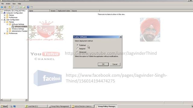 ✅ How to Install Software through Active Directory group policy in Server 2008 in Hindi смотреть онлайн