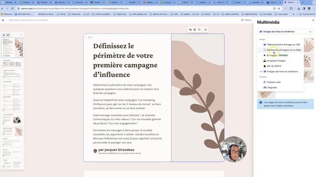 gamma. un outil d'ia pour concevoir ses documents ses présentations смотреть онлайн