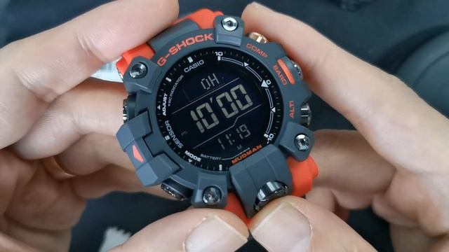 G-Shock Mudman GW-9500-1A4 朱仔推介第三代泥王橙色 Orange Accents 軍事風 Hk1898💥 低至57折200m🌊Tel9669 9429☎️