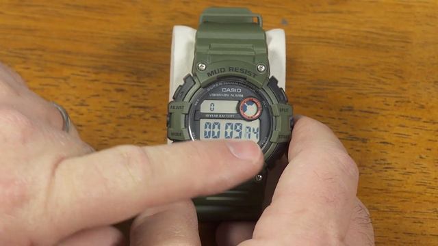 Casio TRT-110H Mud Resistant Vibration Alarm Watch