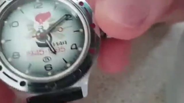 Commemorative Russian watch, 1945-1995 winding problem. смотреть онлайн