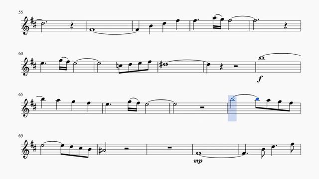 Ты моя мелодия. А.Пахмутова - Н.Добронравов. Минус для альт саксофона смотреть онлайн