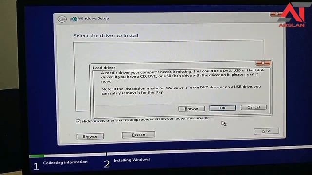 A Media Driver Your Computer Need is Missing | Windows 10 installation FIX | ARSLAN TECH смотреть онлайн