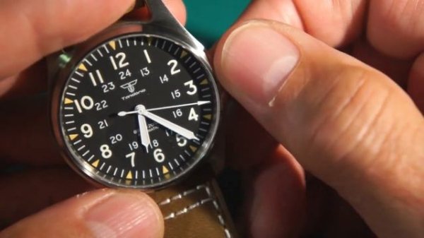 Tandorio - Seiko NH35A Automatic Dive Pilot Military Watch Screw Crown (link in the description)