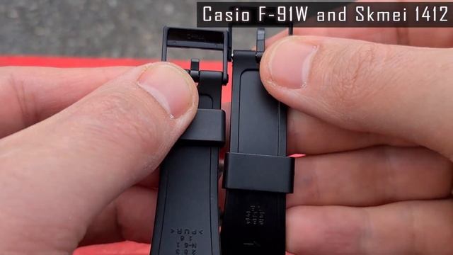 Casio F-84W Vs F-91W Vs Skmei 1412 Review  #253 #gedmislaguna #casiowatch #skmei