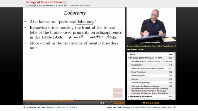 "Biological Bases of Behavior" | AP Psychology with Educator.com смотреть онлайн