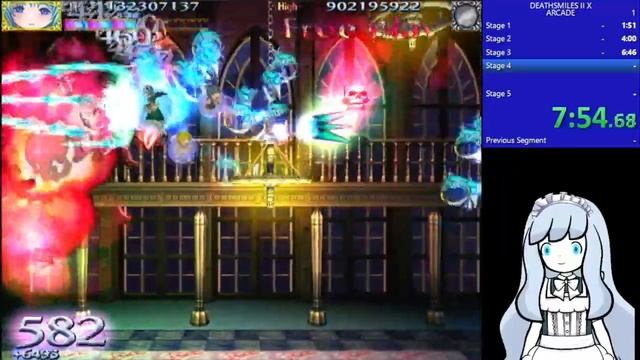 Deathsmiles 2 Arcade - Arcade speedrun (with continues) - 15:51 смотреть онлайн