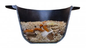 Как сделать прозрачный котелок и сварить в нем плов. Плов изнутри. Стройхак.