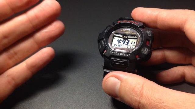 Casio G-Shock (GW-9010-1) | Auto EL (Wrist Tilt Back Light) смотреть онлайн