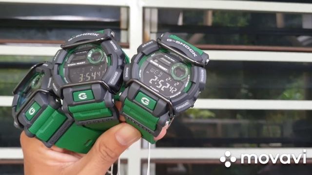3 UNITS G-SHOCK ORIGINAL GD-400-3 GREEN смотреть онлайн