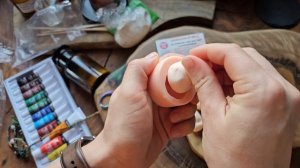 Как просто и быстро сделать лицо для новогодней игрушки из ваты