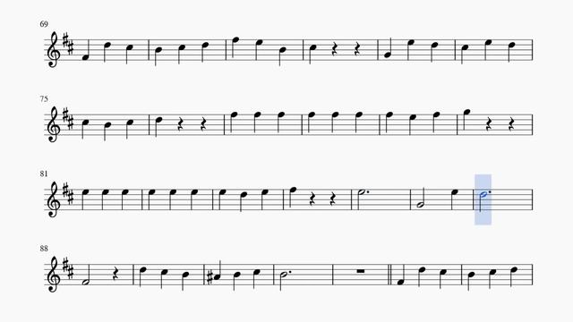 Вальс расставания. Я.Френкель - К.Ваншенкин. Из к/ф "Женщины". Ноты для альт саксофона. смотреть онлайн