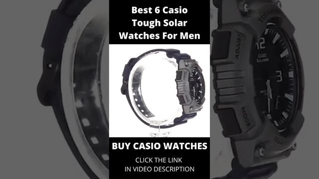 BEST 6 Casio Tough Solar Watches For Men смотреть онлайн