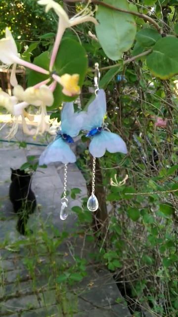 Серьги с бабочками смотреть онлайн