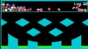 50 Countries Marble Race League Season 42 Day 10/10 Marble Race in Algodoo