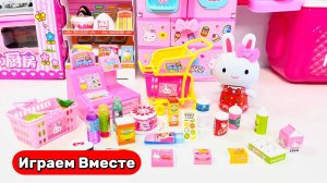 Хеллоу Китти ! Игрушки из мультиков ! Играем в месте ! Видео для детей !