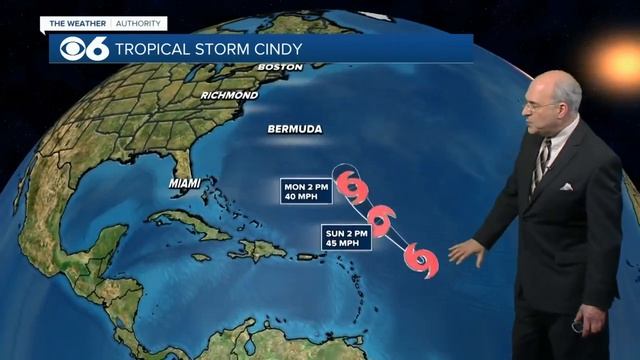 Tracking the Tropics: Tropical Storm Cindy has 60 mph winds смотреть онлайн
