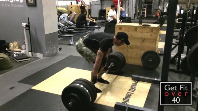 403 Pound Deadlift Personal Best - 44 Years Old @ 179 Pounds смотреть онлайн