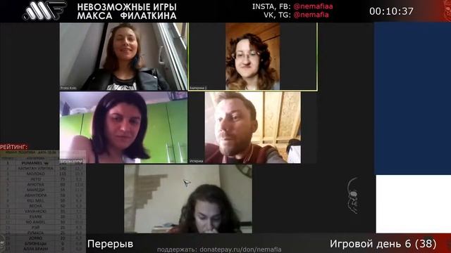 Игровой день 6 (38) МАФИЯ со ЗРИТЕЛЯМИ ★ Невозможные игры MF смотреть онлайн