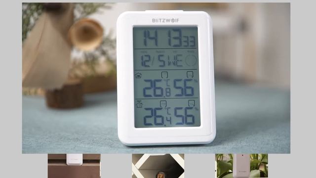 BlitzWolf® BW-TM01 Wireless Weather Station смотреть онлайн