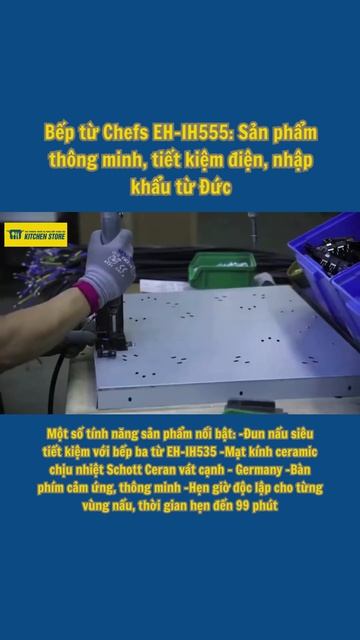 Bếp từ Chefs EH-IH555: Sản phẩm thông minh, tiết kiệm điện, nhập khẩu từ Đức #Kitchenstore смотреть онлайн