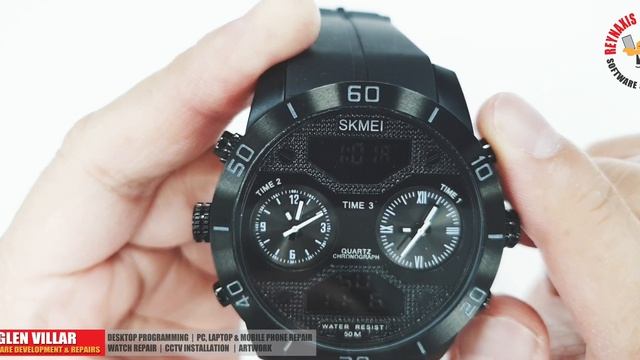 How to Adjust SKMEI 1355 Wristwatch' Time #skmei #watchrepair смотреть онлайн