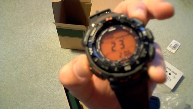 Casio Protrek / Pathfinder PRG-240-8ER Solar Watch - Unboxing & Review смотреть онлайн