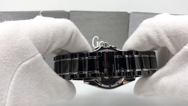 Guess Collection Men's Chronograph Watch Black Ceramic GC Sport Class XXL смотреть онлайн
