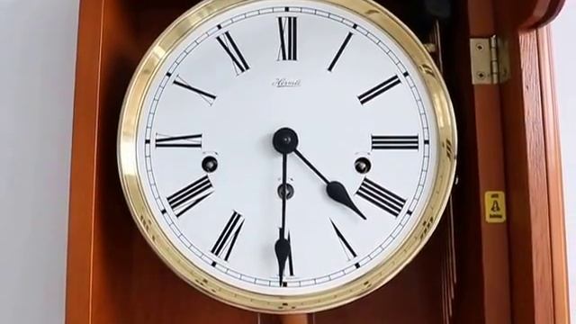 HERMLE WALL CLOCK TOP RANGE DESIGN! WESTMINSTER Chime XXL STRING Weights Germany смотреть онлайн
