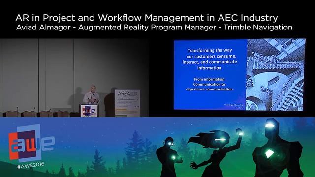 Trimble Mixed Reality Program at AWE 2016 смотреть онлайн