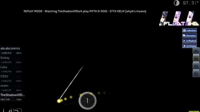 MYTH & ROID - STYX HELIX [wkyik's Insane]+HDDTFL #1 смотреть онлайн