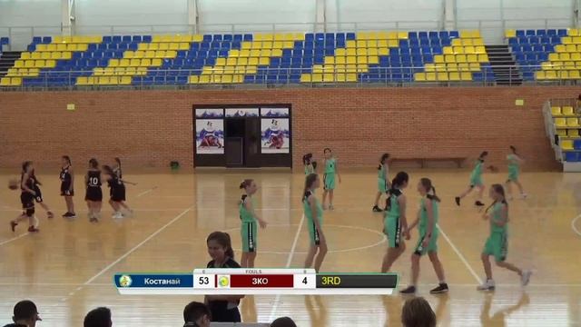 Летний ЧРК U-12 среди девушек: Костанай - ЗКО смотреть онлайн