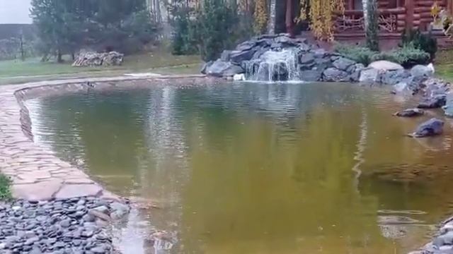 Водопад из камня Устьгай #azbukasada 64 смотреть онлайн