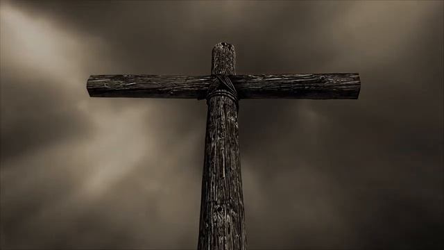 Rolling Thunder Cross Sepia Tone seamless worship background loop смотреть онлайн