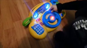 Обзор детского музыкального руля за 800 руб.