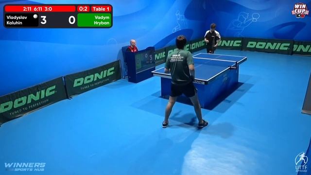 23:00 Vladyslav Kaluhin 1 - 3 Vadym Hryban West 5 WIN CUP 27.01.2023 | TABLE TENNIS WINCUP смотреть онлайн