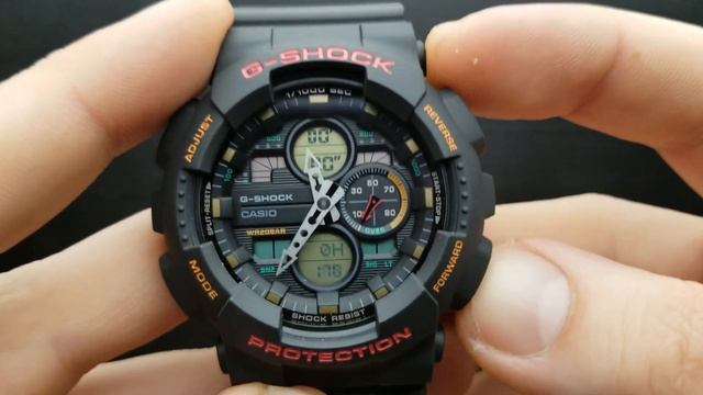 Gshock GA-140 - Detailed How-To Tutorial On Module 5612
